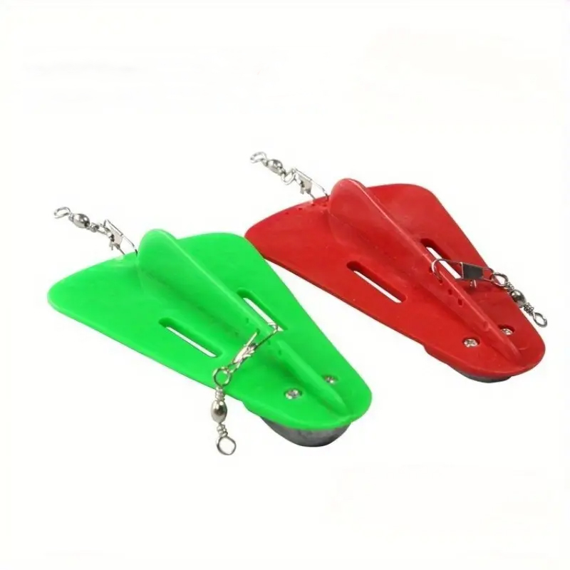 Snorkeling Gear - กระดานดำน้ำถ่วงน้ำหนัก, อุปกรณ์ตกปลาทะเลลึก, กระดานดำน้ำพลาสติก, พร้อมตัวหมุน, อุปกรณ์ตกปลา, เครื่องมือตกปลา,