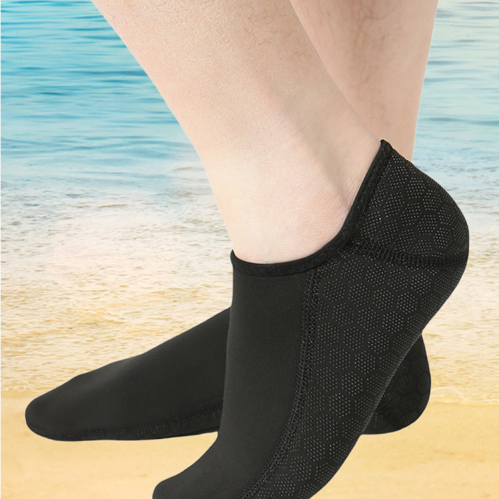 Swim Fins - ถุงเท้าดำน้ำ 3 มม. นีโอพรีน สำหรับสน็อกเกิล รองเท้าฟินกันน้ำ