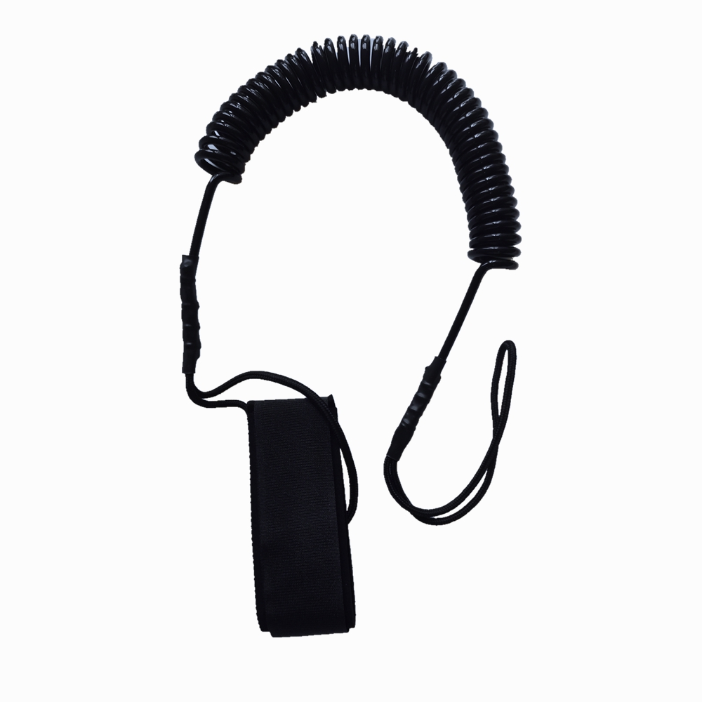 Surfboard Leash - สายรัดเท้าสำหรับกระดานโต้คลื่น 5.5 มม. 10 ฟุต สายรัดข้อเท้าสำหรับแพดเดิลบอร์ด