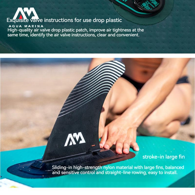 เซ็ตกระดานโต้คลื่นแบบเป่าลม AQ - Surfboard Leash บทวิจารณ์และราคา