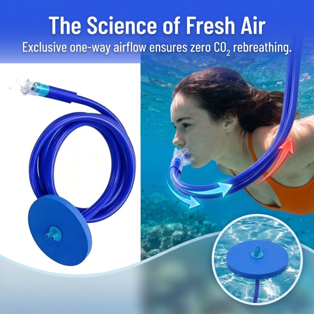 หน้ากากดำน้ำแบบแห้งสองท่อ ความ - Snorkeling Gear บทวิจารณ์และราคา