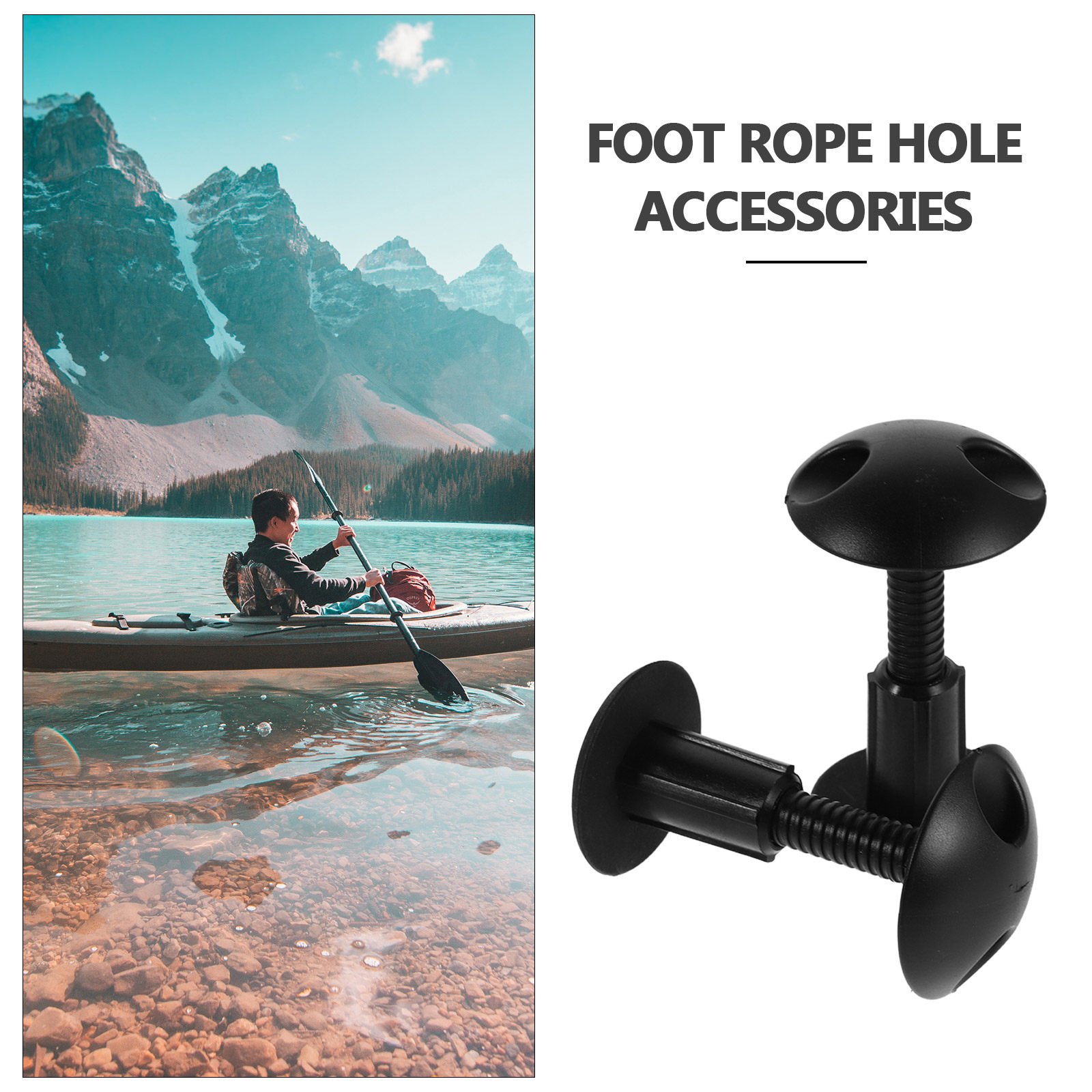 2 ชิ้น ปลั๊กพลาสติกสีดำสำหรับก - Surfboard Leash บทวิจารณ์และราคา