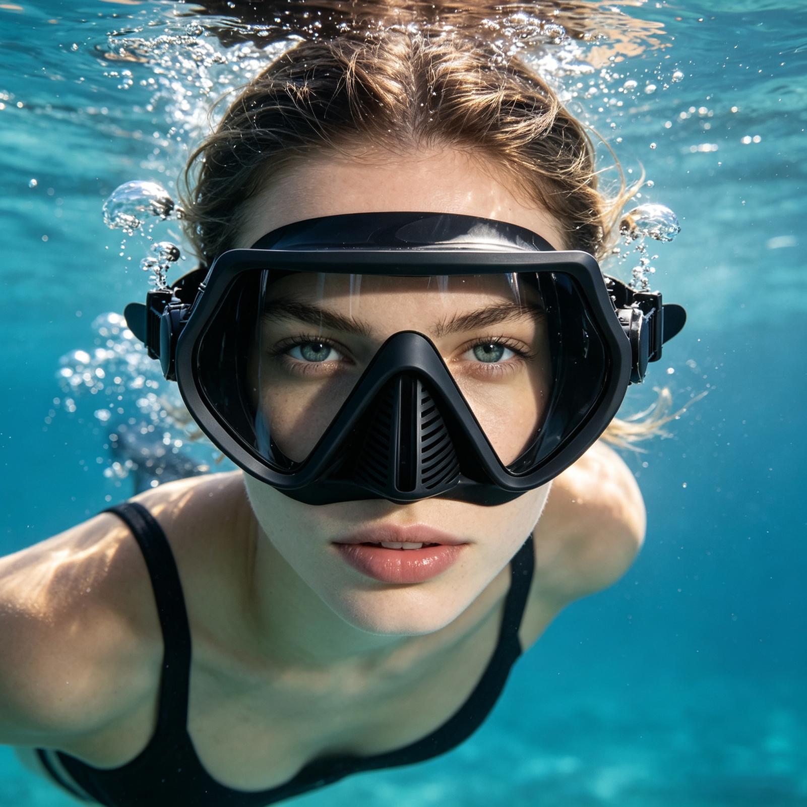 แว่นตาดำน้ำสำหรับผู้ใหญ่ ป้องก - Goggles Swim บทวิจารณ์และราคา