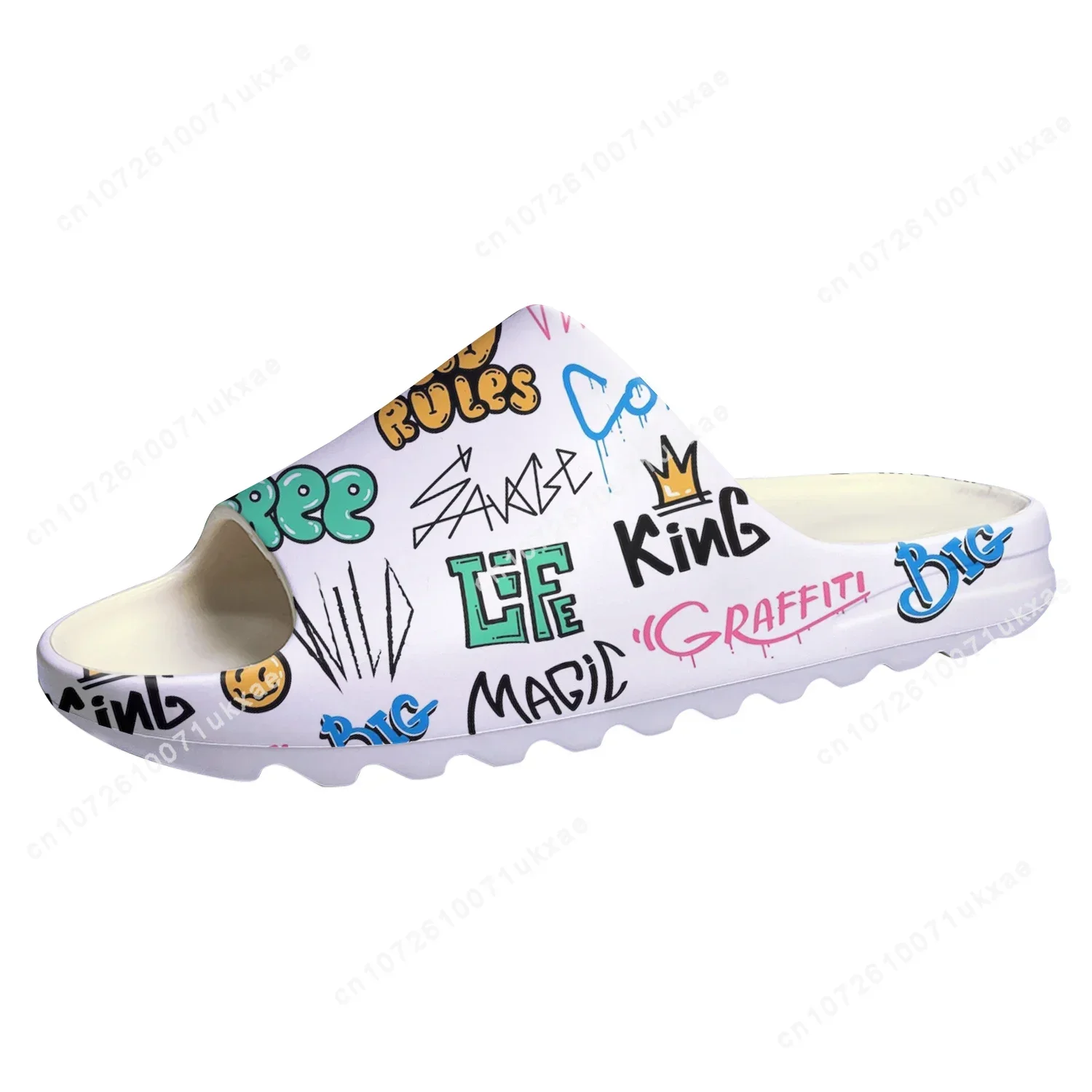 รองเท้าแตะลายกราฟฟิตี้ สตรีทอา - Water Shoes บทวิจารณ์และราคา