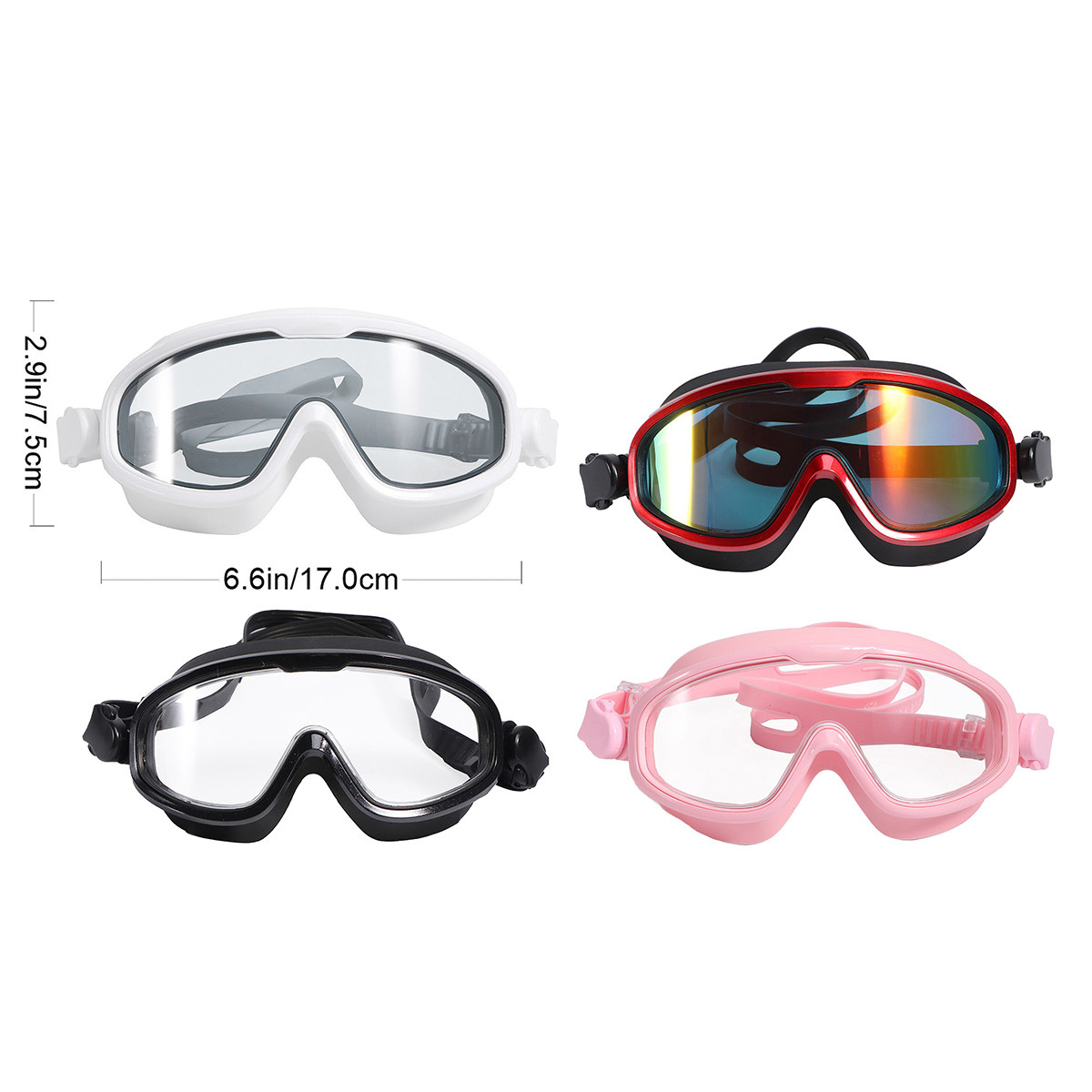 แว่นตาว่ายน้ำกันน้ำและป้องกันก - Goggles Swim บทวิจารณ์และราคา