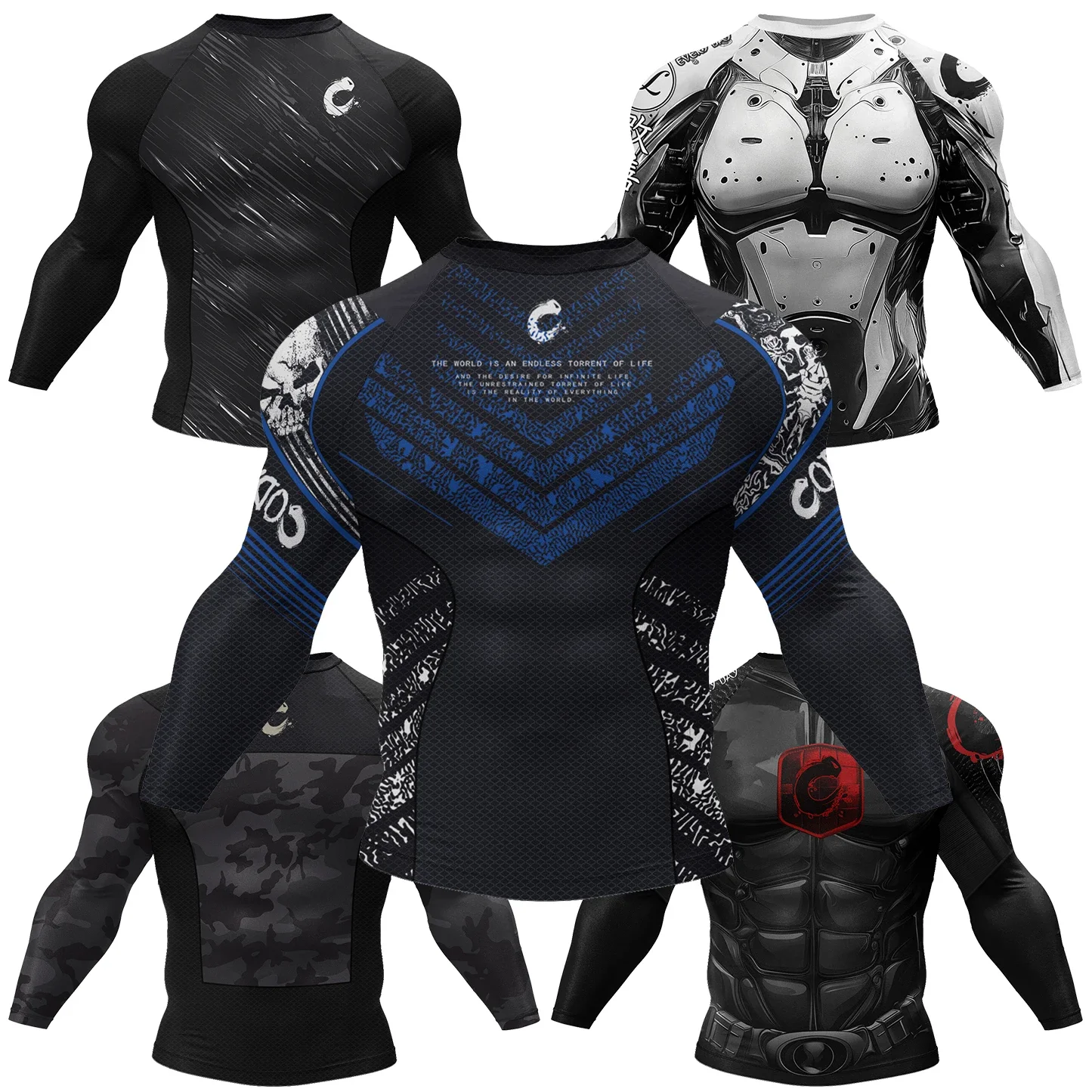 เสื้อยืด MMA ผู้ชาย ลาย Cody L - Rash Guard บทวิจารณ์และราคา