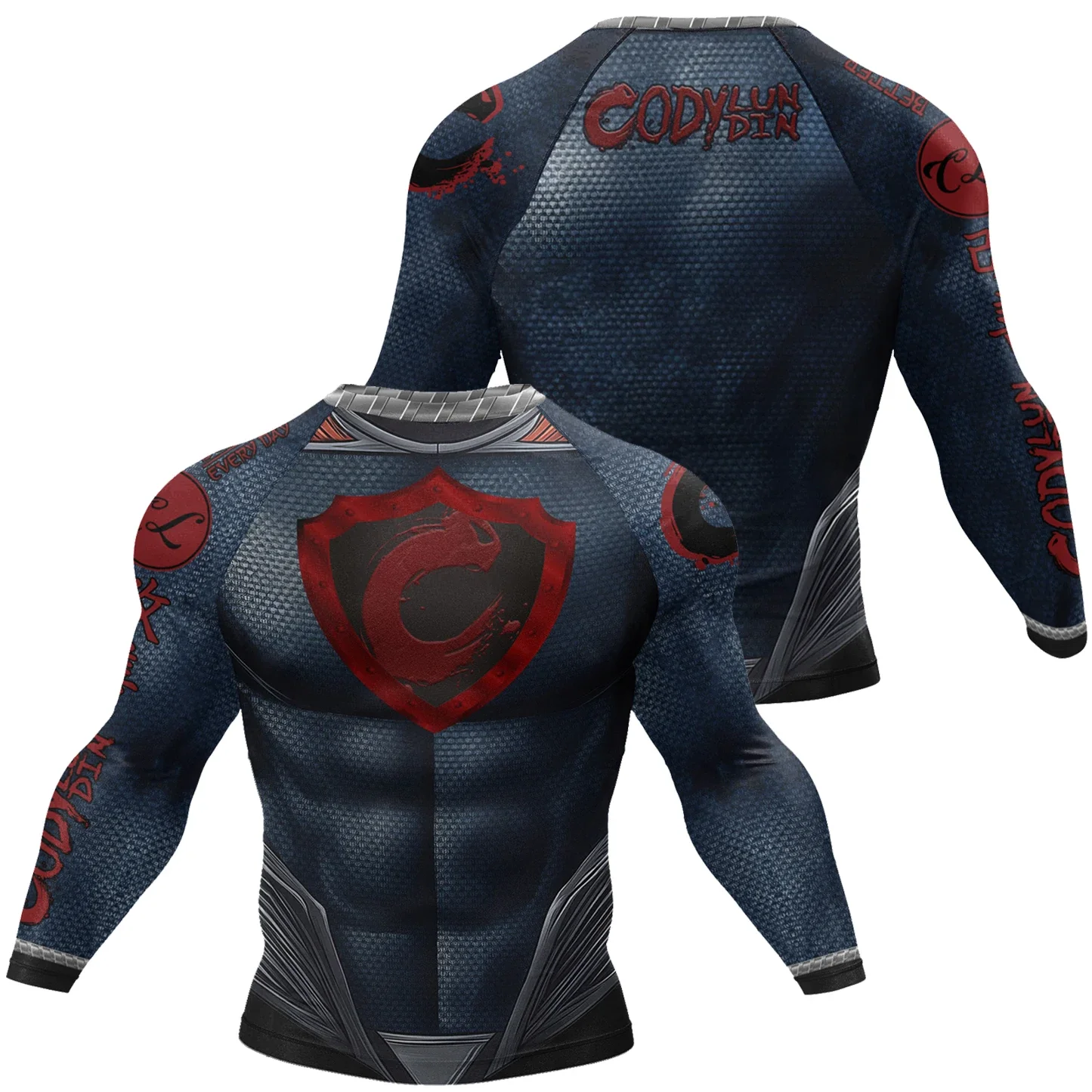 เสื้อยืด MMA ผู้ชาย ลาย Cody L - Rash Guard บทวิจารณ์และราคา