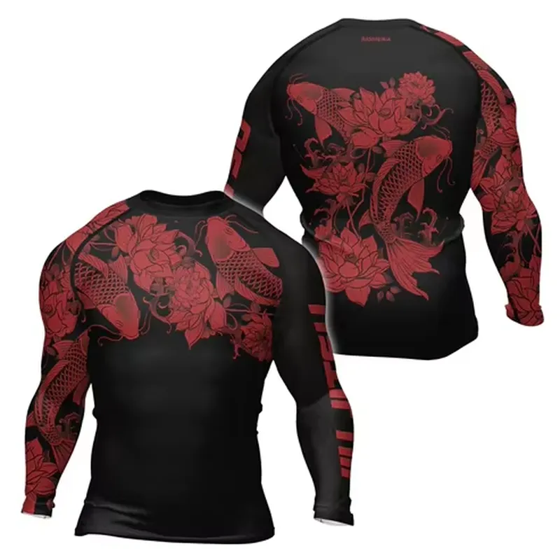 เสื้อรัดกล้ามเนื้อแขนยาวผู้ชาย - Rash Guard บทวิจารณ์และราคา
